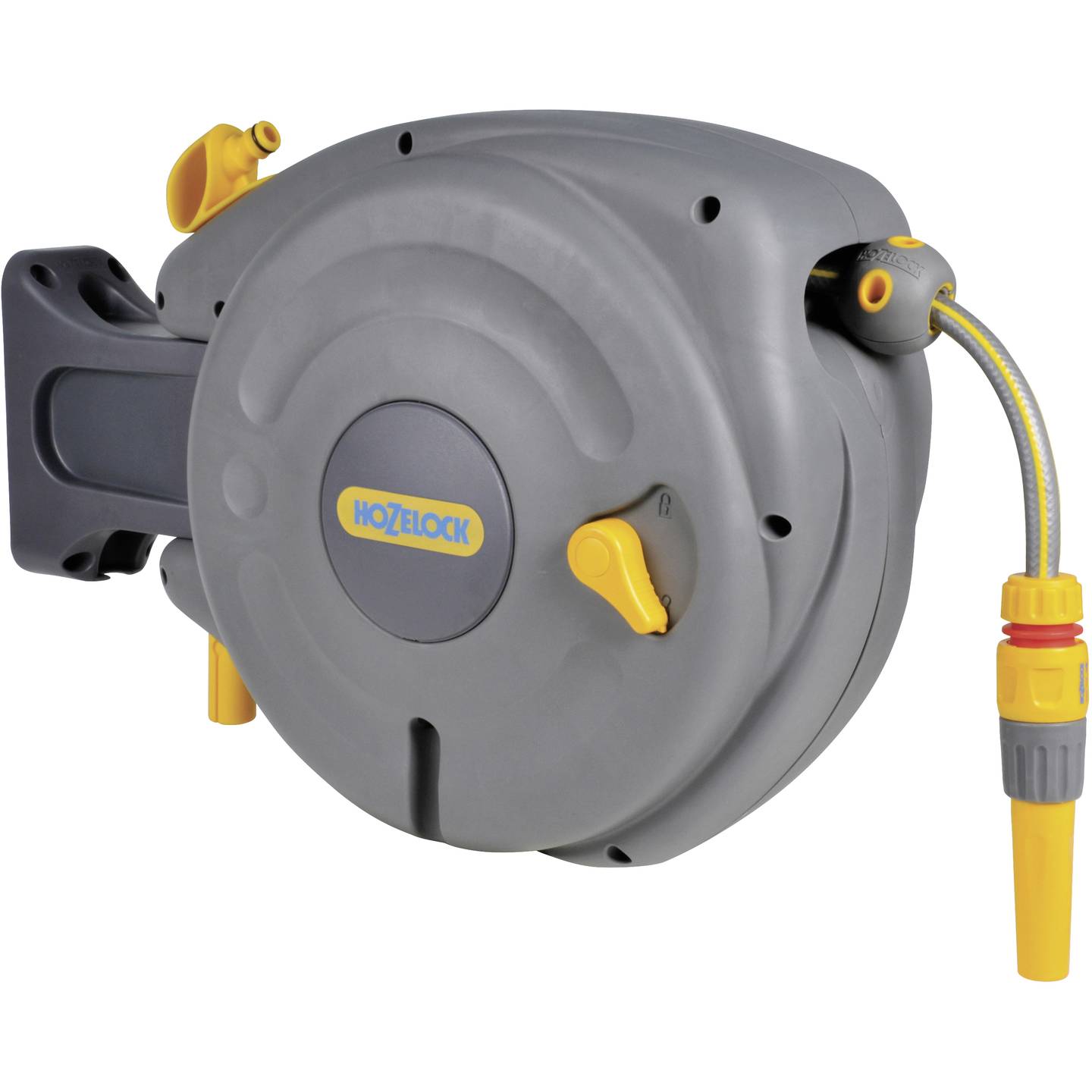 Hozelock AutoReel 2485R0000 Aufrollautomatik Gartenschlauchaufroller 10 m grün - 5010646036689