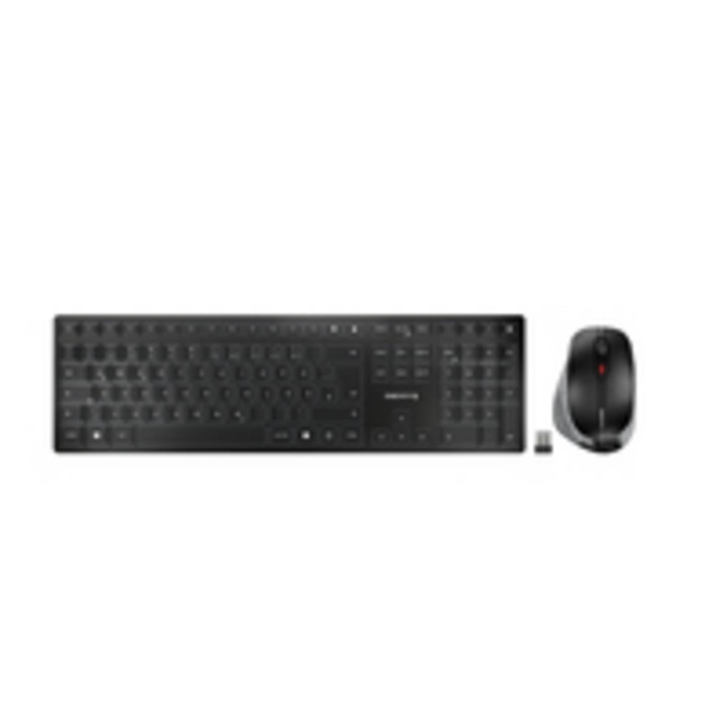 CHERRY DW 9500 SLIM Bluetooth Tastatur Maus-Set Deutsch QWERTZ Schwarz - 4025112091896