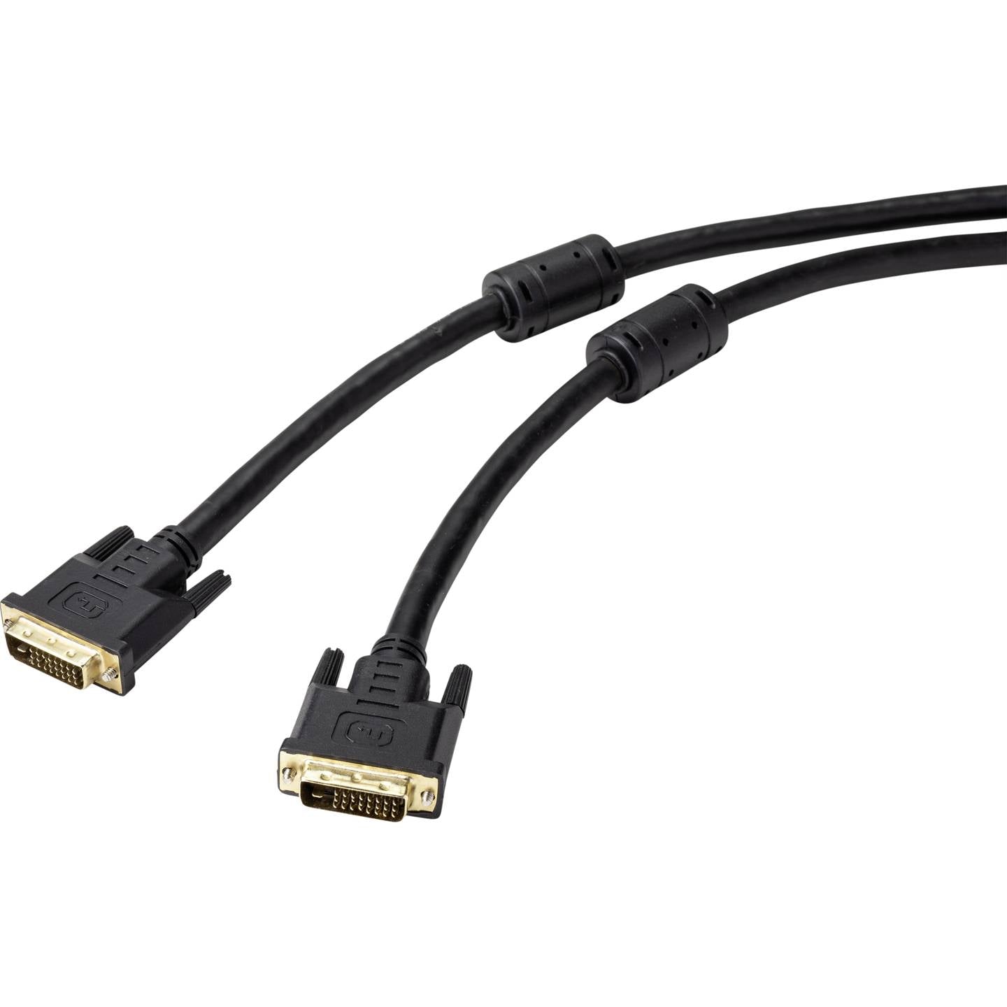 Renkforce DVI Kabel DVI-D 24+1pol. Stecker 20m doppelt geschirmt schwarz Monitor - 4064161162362