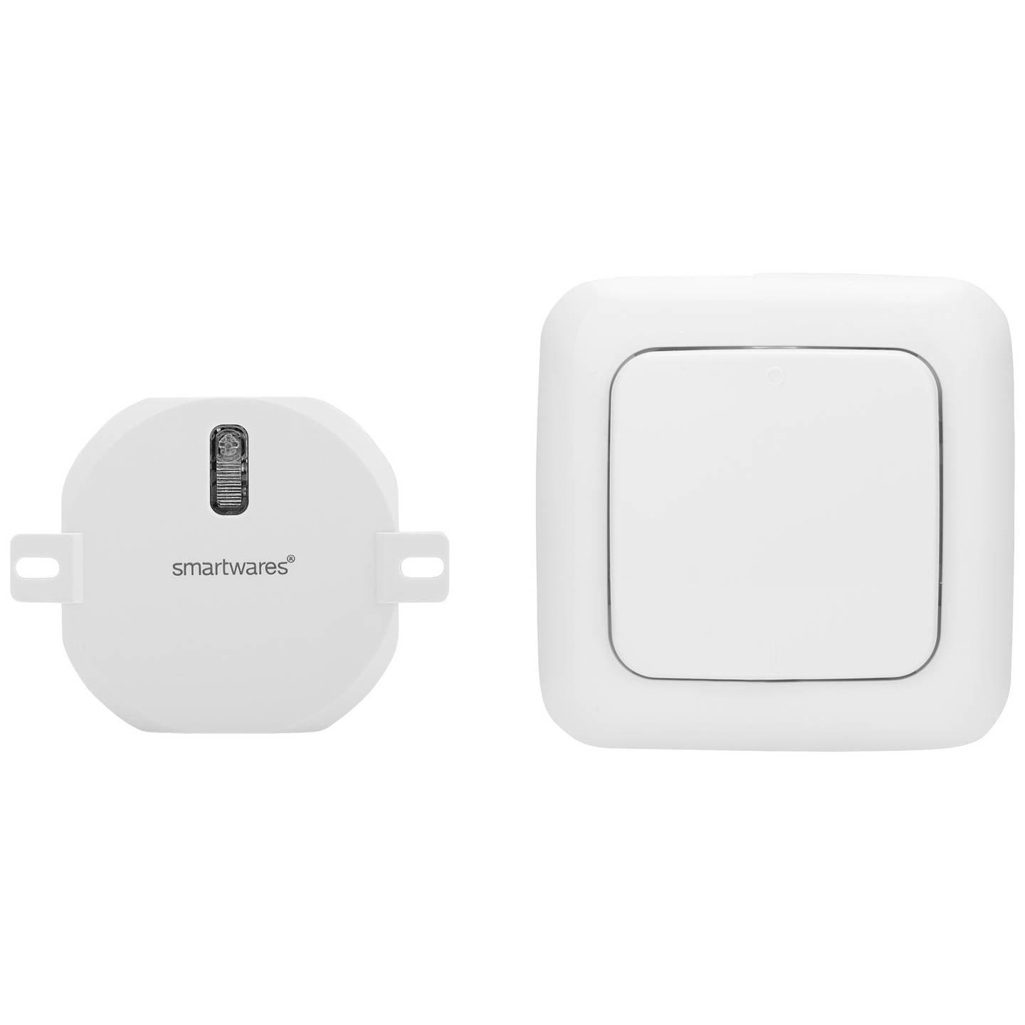 Smartwares Funk-Schalter FSK 433 MHz Wandschalter Heizkörpersteuerung weiß - 8711658436074