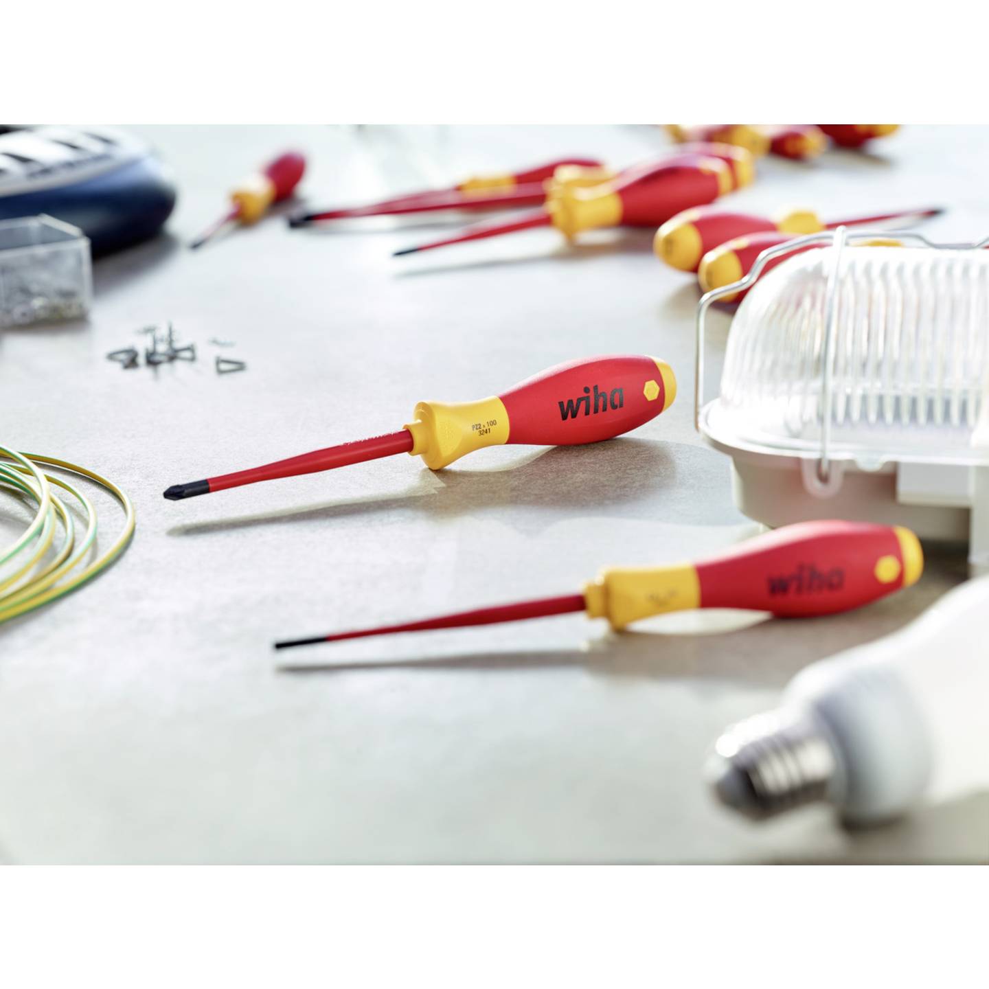 Wiha Schraubendreher Set VDE 12tlg. slimFix Handwerkzeug für spannungsführende - 4010995410032