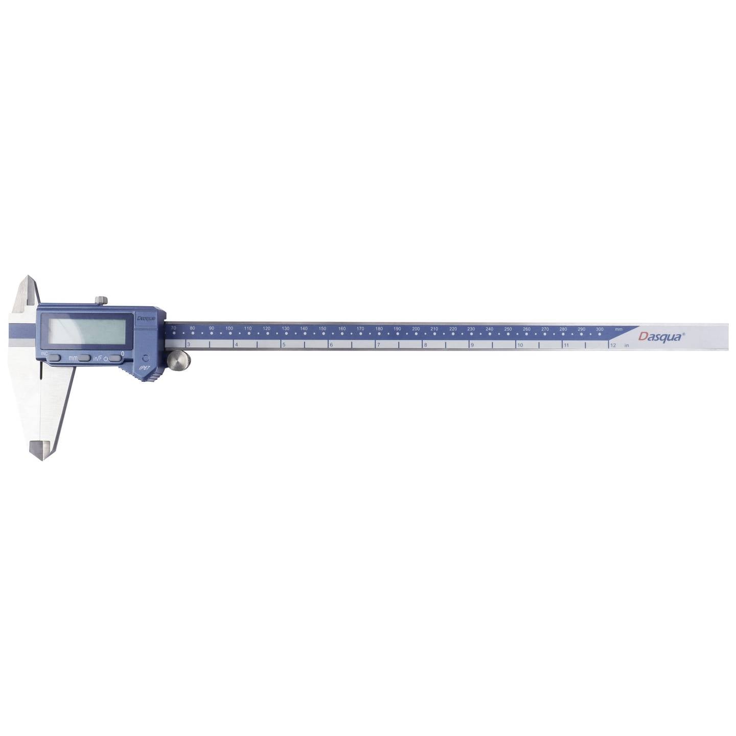 Dasqua Digitalmessschieber Edelstahl IP67 300mm DIN EN 862 präzise Messung - 4064161307138