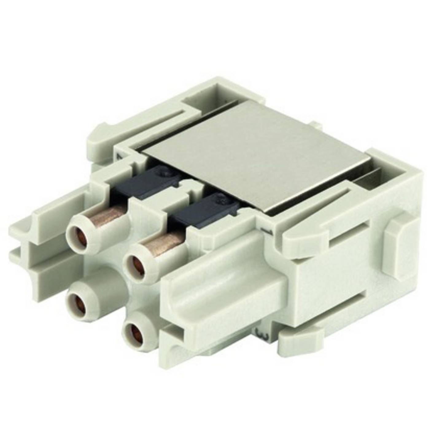 Harting Buchsenmodul 09140044711 Heizkörper Handtuchheizkörper Polycarbonat grau - 2050006168837