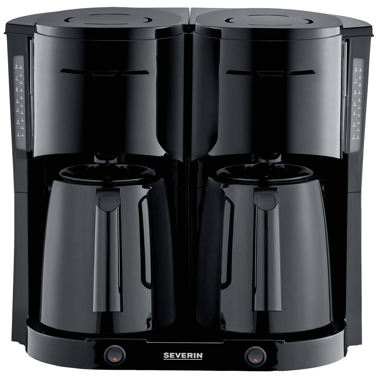 Severin Kaffeemaschine Filterkaffeemaschine 2000W Isolierkanne schwarz 16 Tassen - 4008146041525