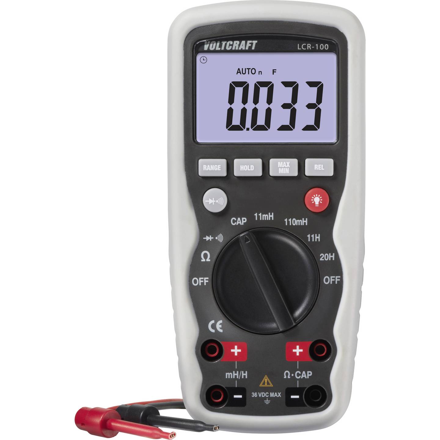 Voltcraft LCR Messbrücke LCR-100 präzise Messgeräte für Widerstände Messgerät - 4016138544480