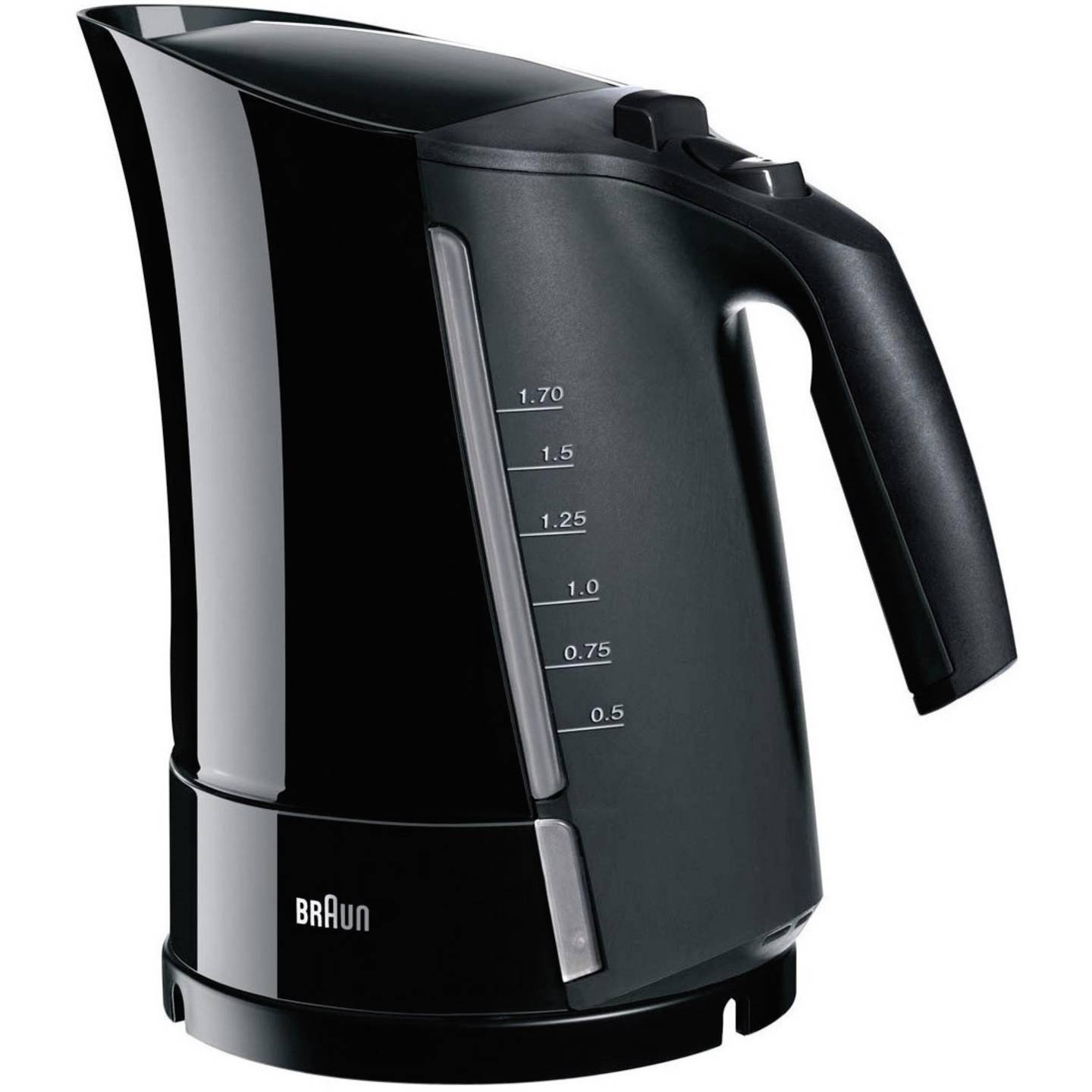 Braun sw WK300 Wasserkocher 1,7 Liter herausnehmbarer Kalkfilter schwarz - 4210201657576