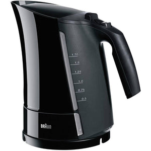 B-Ware Braun sw WK300 Wasserkocher 1,7 Liter herausnehmbarer Kalkfilter schwarz