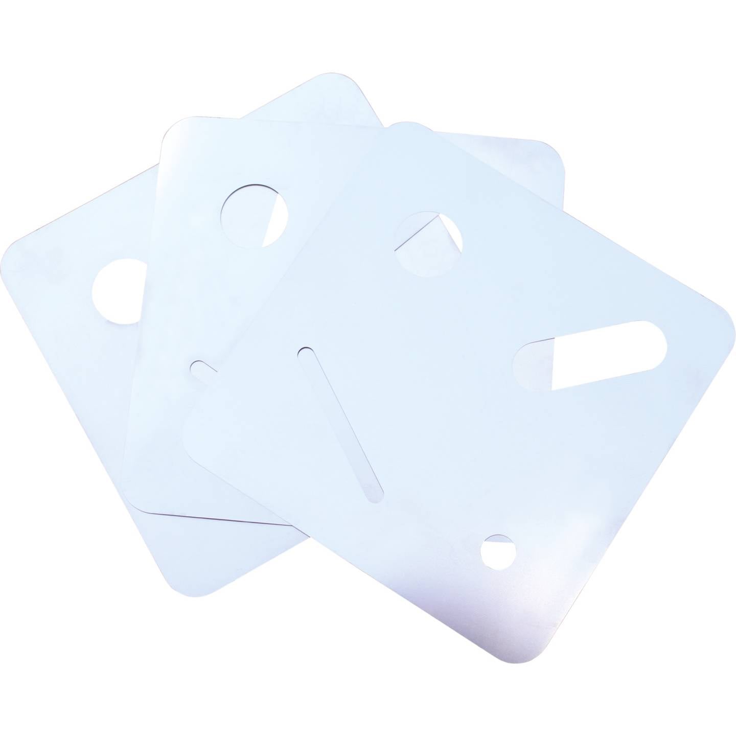 KS Tools Abdeckschablonen Edelstahl 3-teilig wiederverwendbar 120x120mm 0,05mm - 4042146660881
