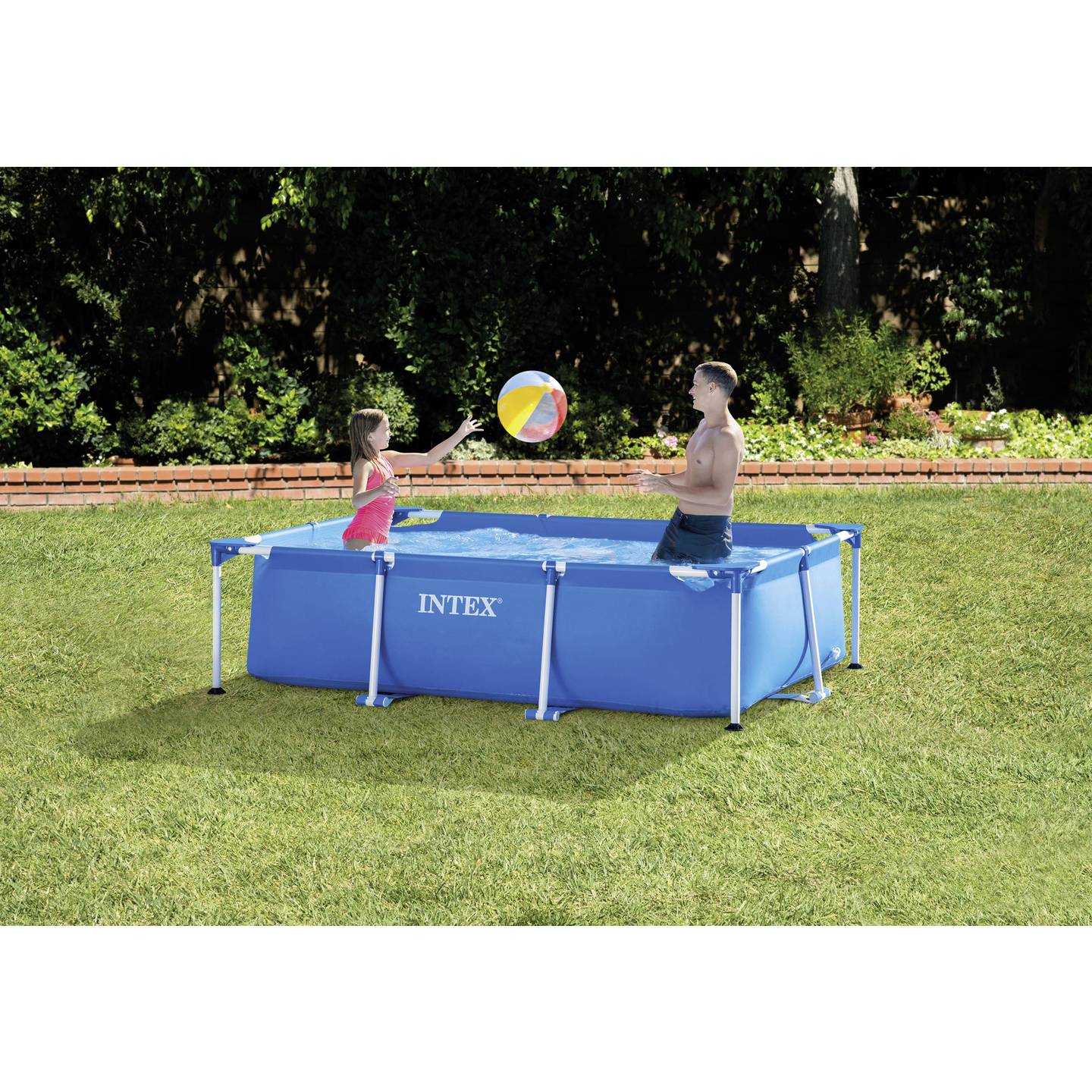 INTEX Familienpool 3834l Aufstellpool 300x200x75 cm Gartenpool Schwimmbecken - 6941057400273