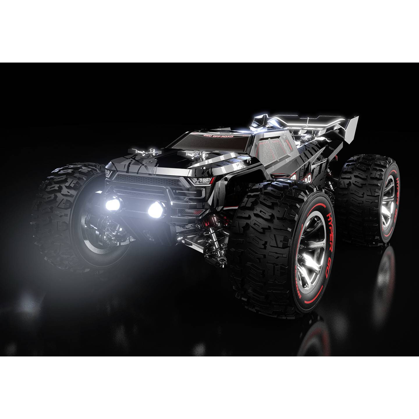 MJX Hyper GO Truggy 1:14 RC Modellauto Allradantrieb 55 km/h inkl. Akku Gold - 4064161341750