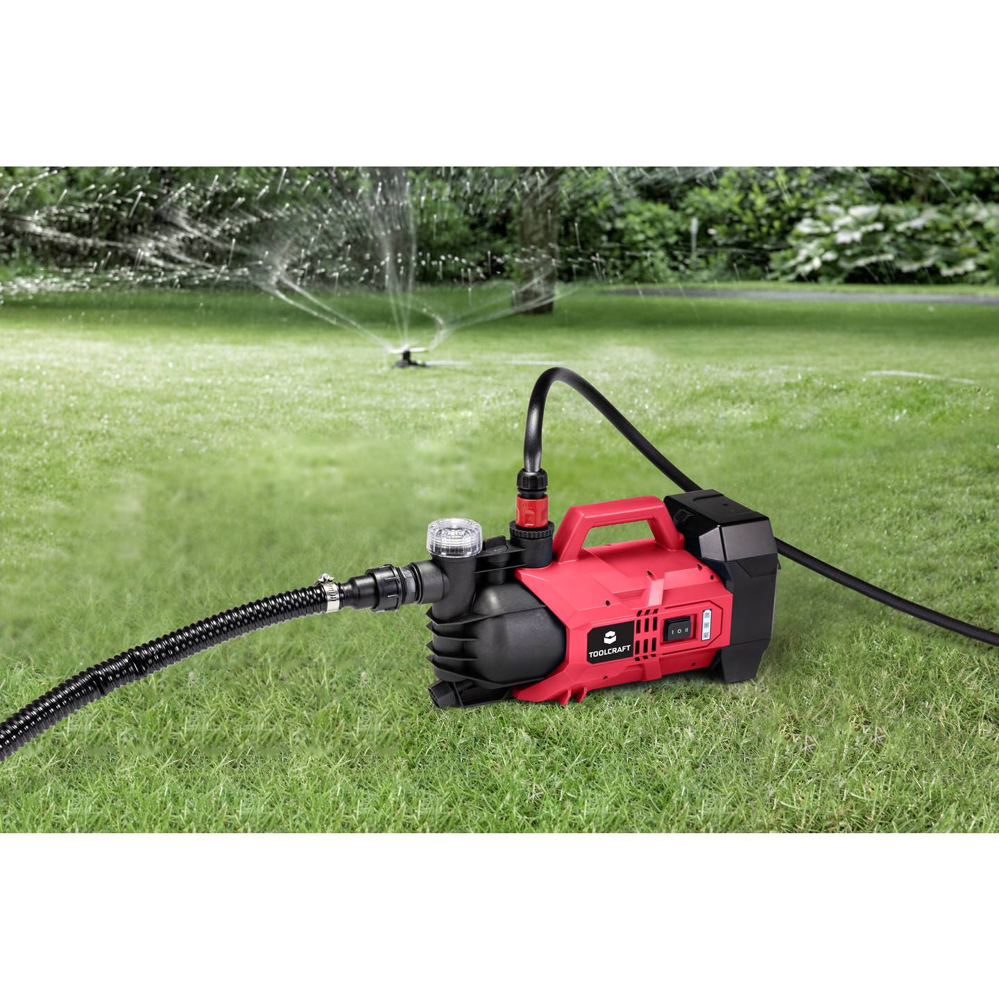 Toolcraft Akku-Gartenpumpe GPG-L118 TAWB-200 2800l/h 22m Handpumpe Gartenpflege - 4064161153292