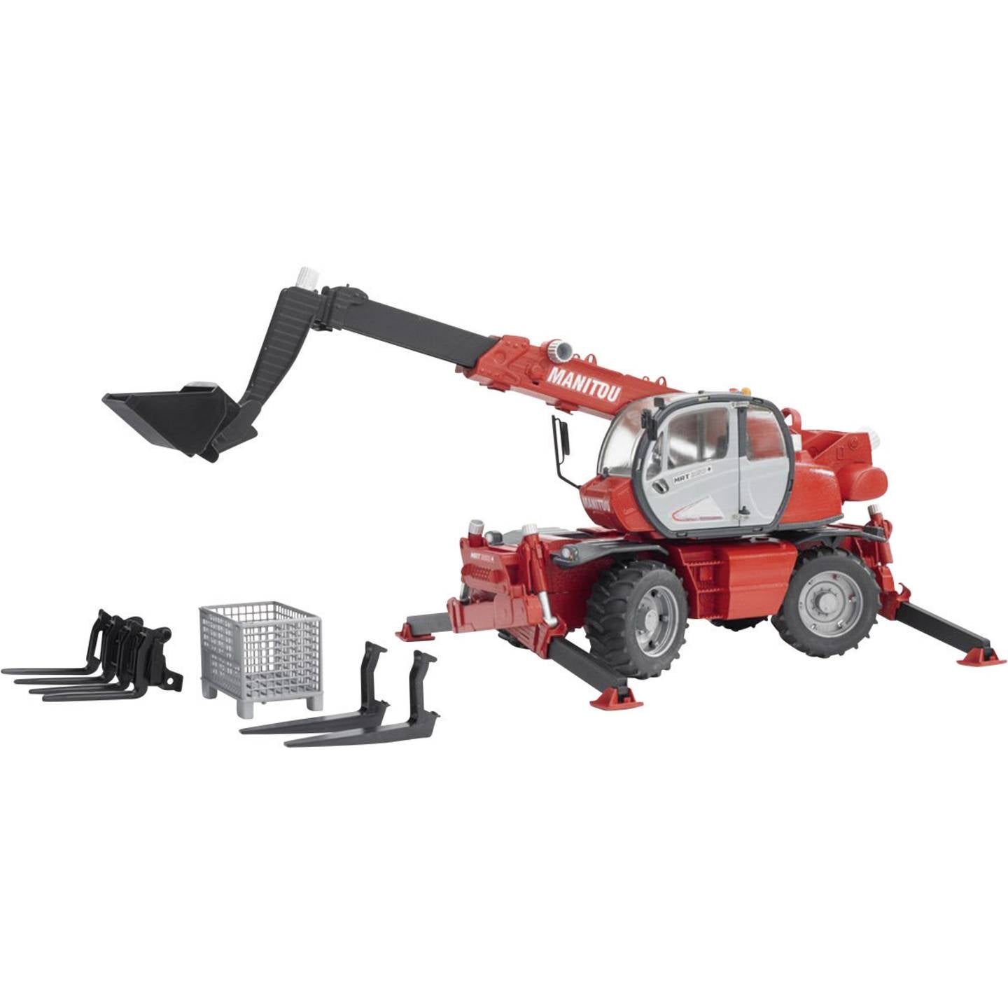 Bruder Manitou Teleskopstapler MRT 2150 1:16 mit 360° Kabine und Teleskoparm - 4001702021290