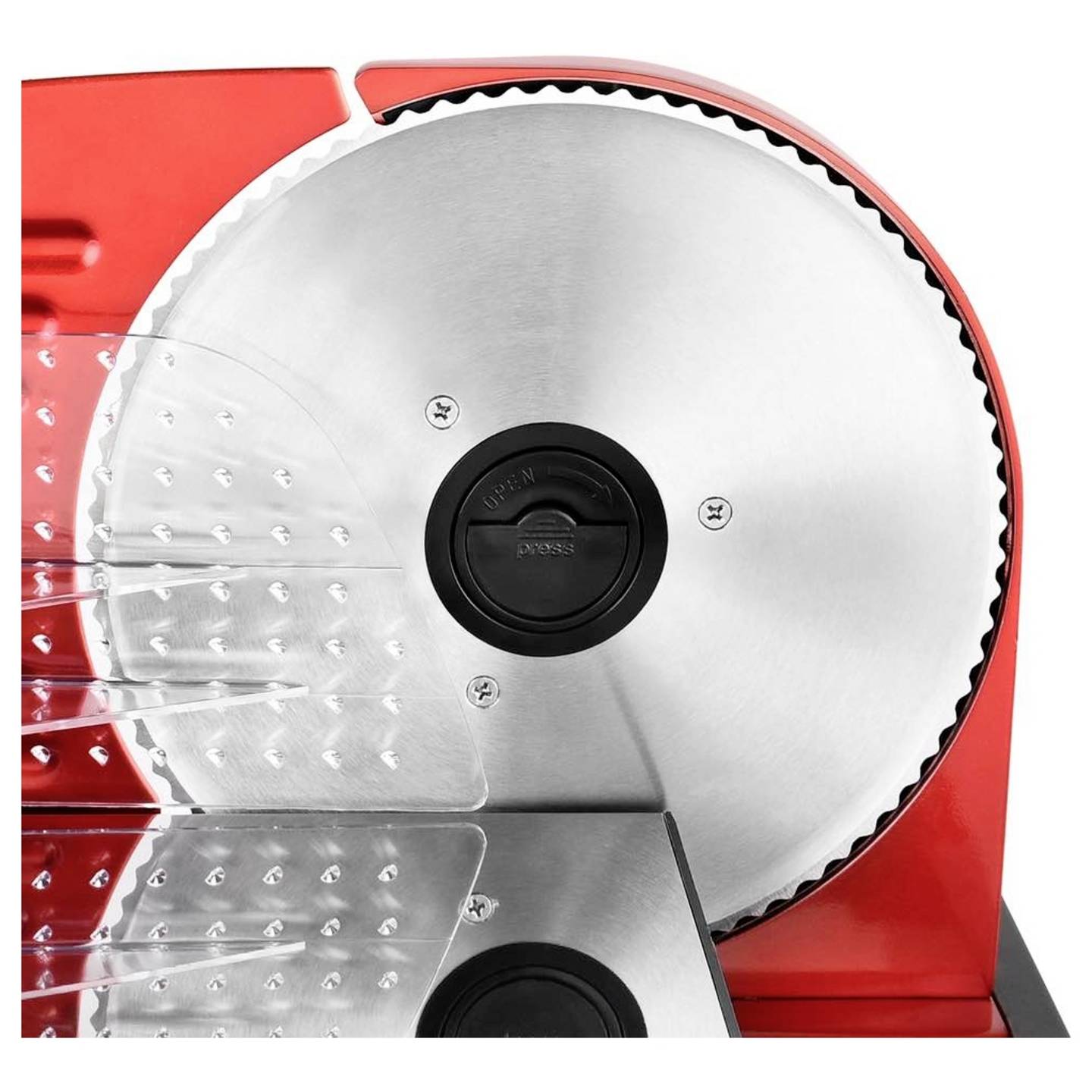 Efbe Allesschneider AS 1003 RD Rot Küchenmaschine 150W Edelstahl Messer - 4262498570236