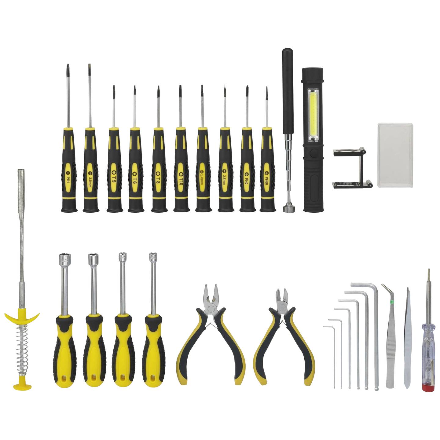 Basetech Heimwerker Techniker Elektriker Werkzeugset Koffer 30-tlg. Werkzeug Set - 4053199931675