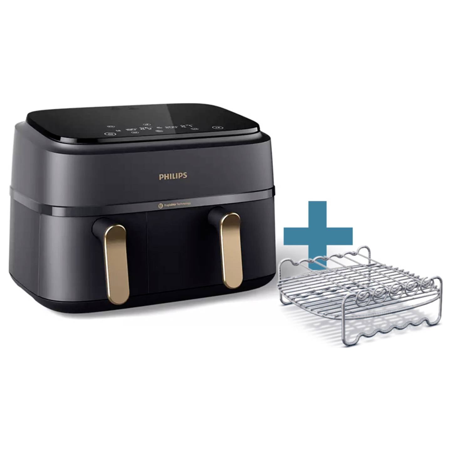 Philips Heißluft-Fritteuse Airfryer 3000 Serie 9l 2750W Fritteuse schwarz - 8720389033018