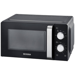 B-Ware Severin MW 7886 Mikrowelle 700 W 17 l Schwarz mit Timerfunktion