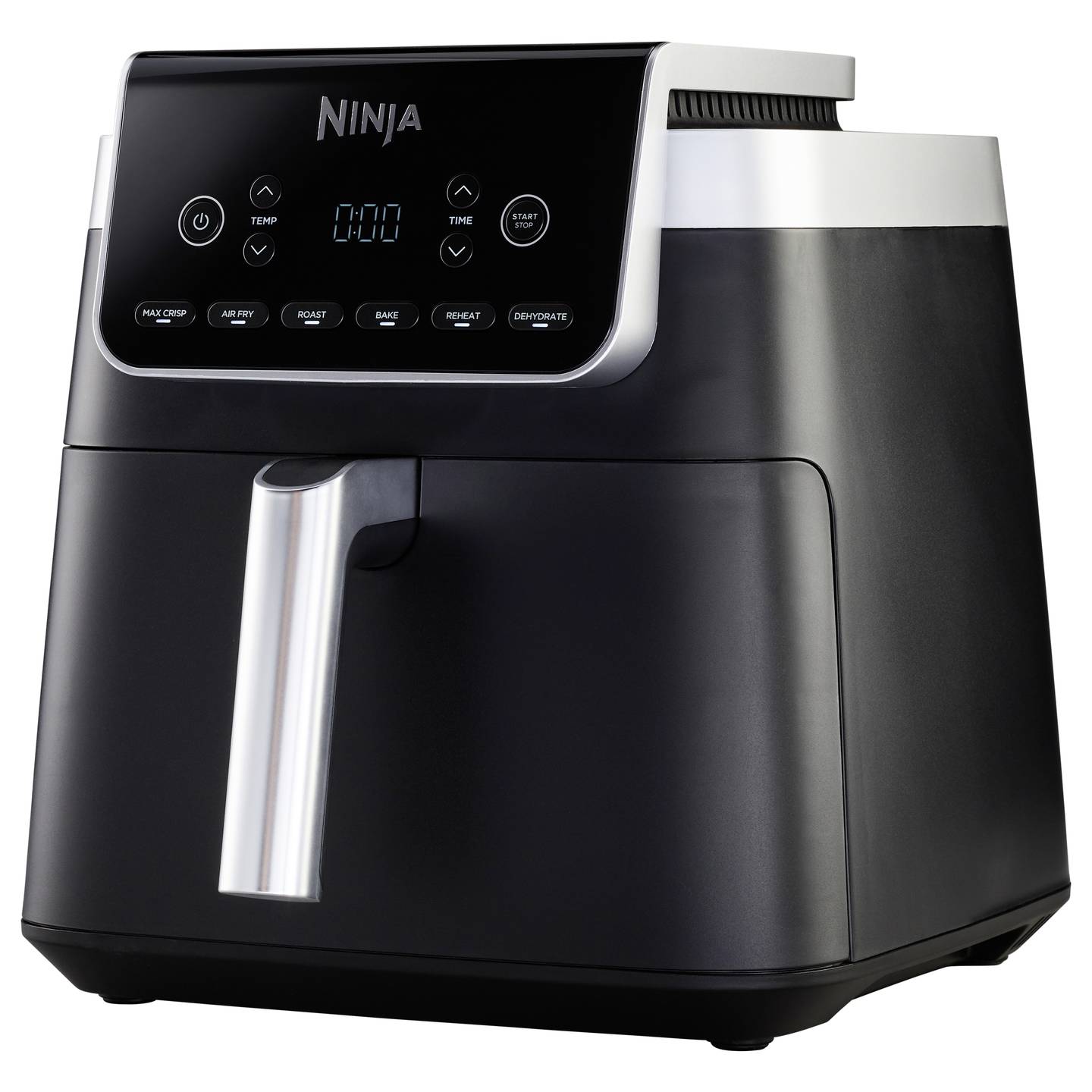 Ninja AF180EU Heißluft-Fritteuse 6,2 l 2000 W 240 °C Schwarz Silber - 0622356278782