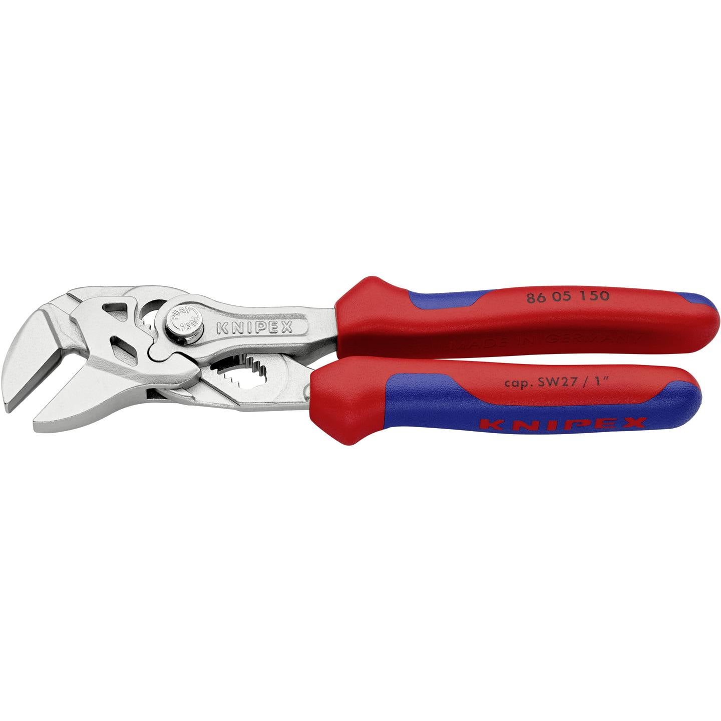 Knipex Zangenschlüssel 86 05 150 Kombizange 27mm 15cm Chrom-Vanadium Stahl 190g - 4003773069928