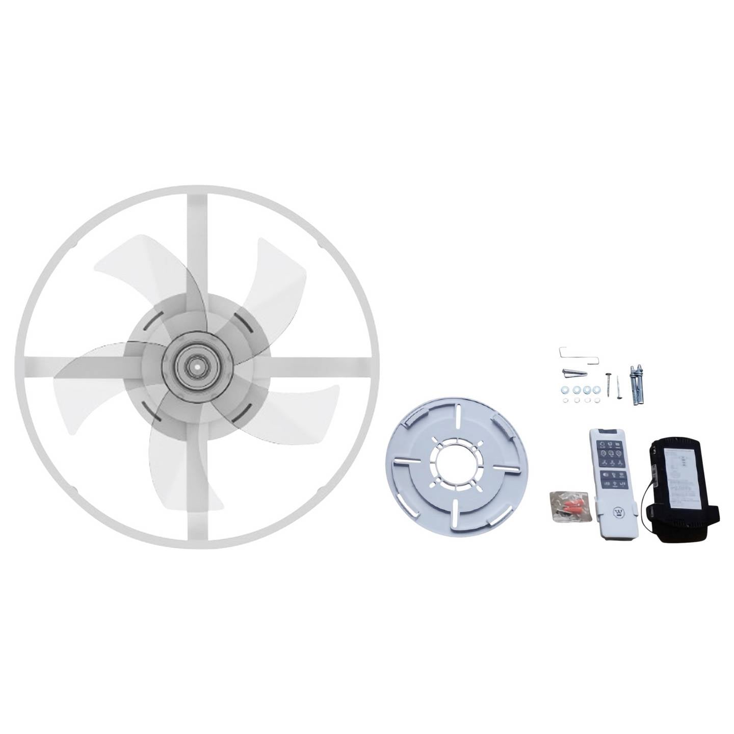 Westinghouse Deckenventilator Ventilator Weiß Timer Fernbedienung 20W - 4895105614179