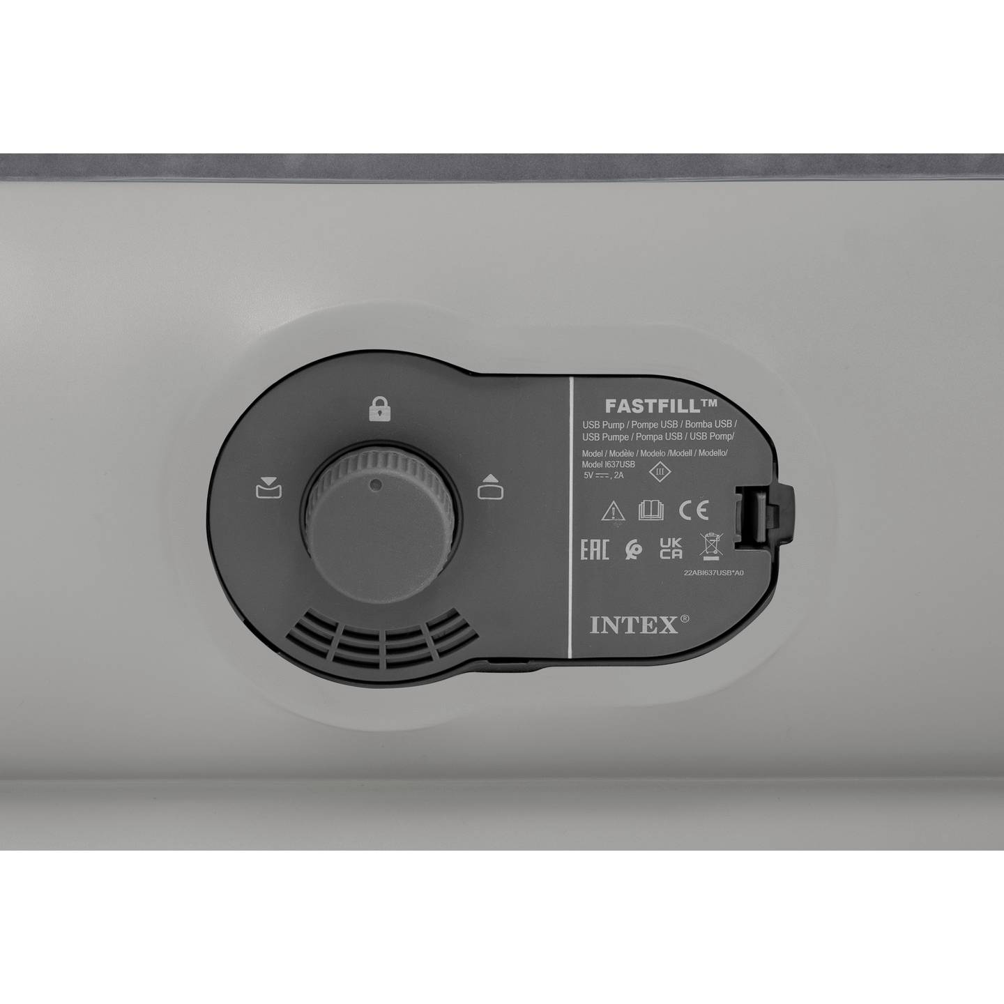 Intex Luftbett DuraBeamPrestige Queen 203x152cm mit elektrischer Pumpe 30cm hoch - 6941057421988
