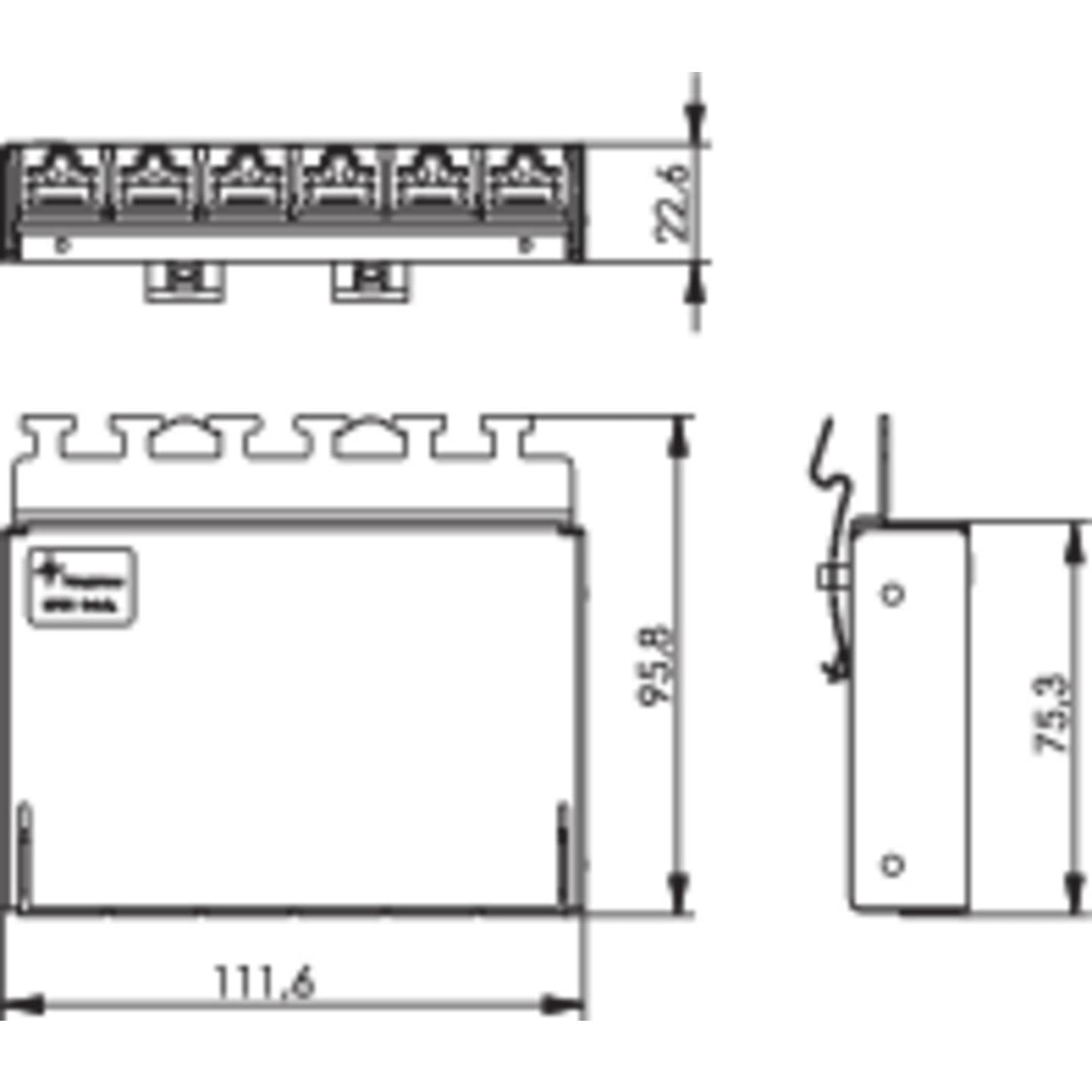Telegärtner 100006992 6 Port Netzwerk-Patchpanel CAT 6a 3 HE Bestückt - 4018359368203