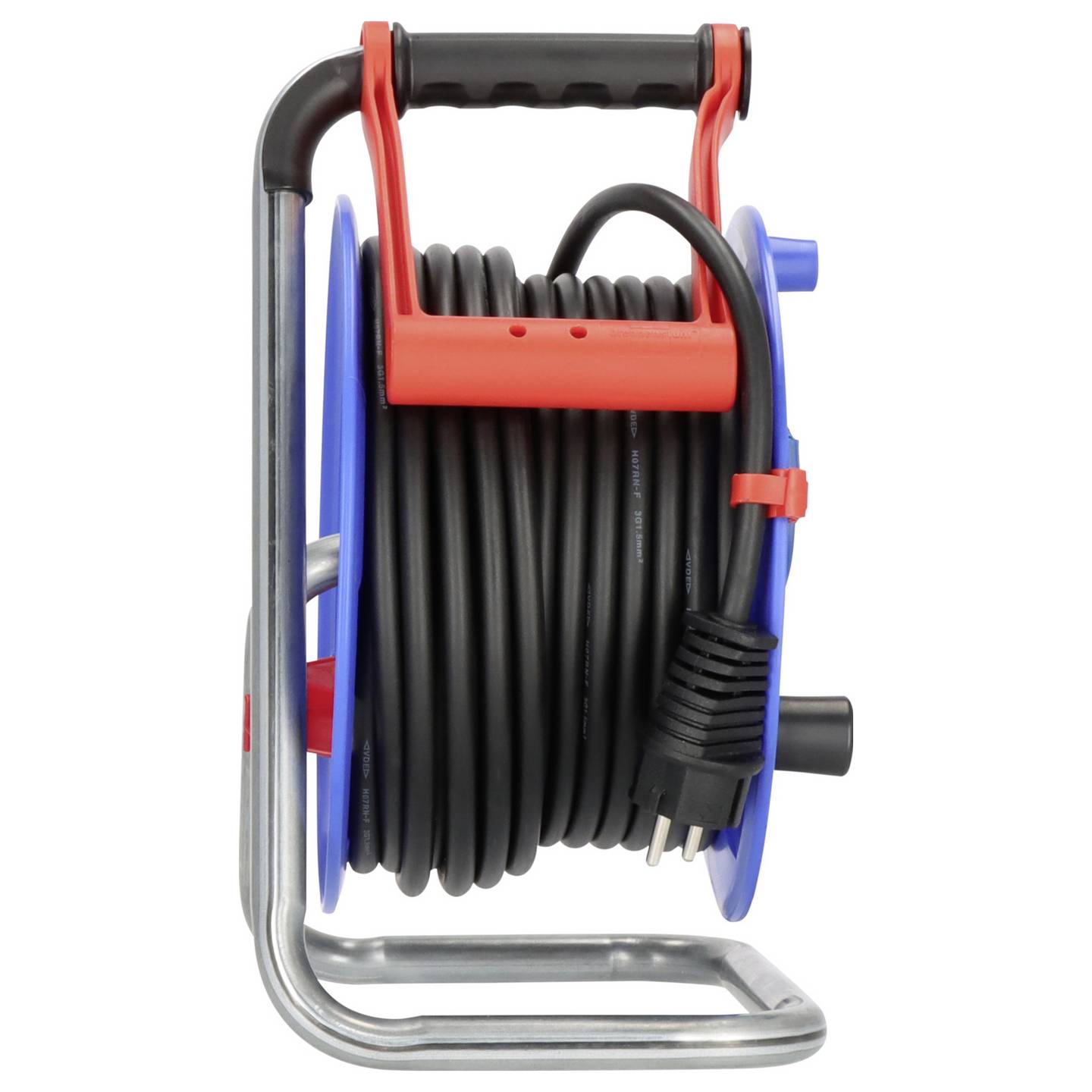 Brennenstuhl 1218900 Kabeltrommel 25.00 m Schwarz Schutzkontakt-Gummi-Stecker - 4007123251605