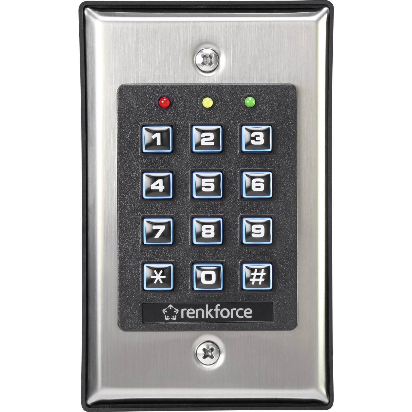 Renkforce Codeschloss Aufputz Zahlencode Zugangskontrolle mit Tastatur 72x117mm - 4016139311401