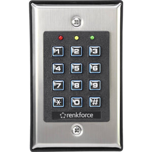 B-Ware Renkforce Codeschloss Aufputz Zahlencode Zugangskontrolle mit Tastatur 72x117mm