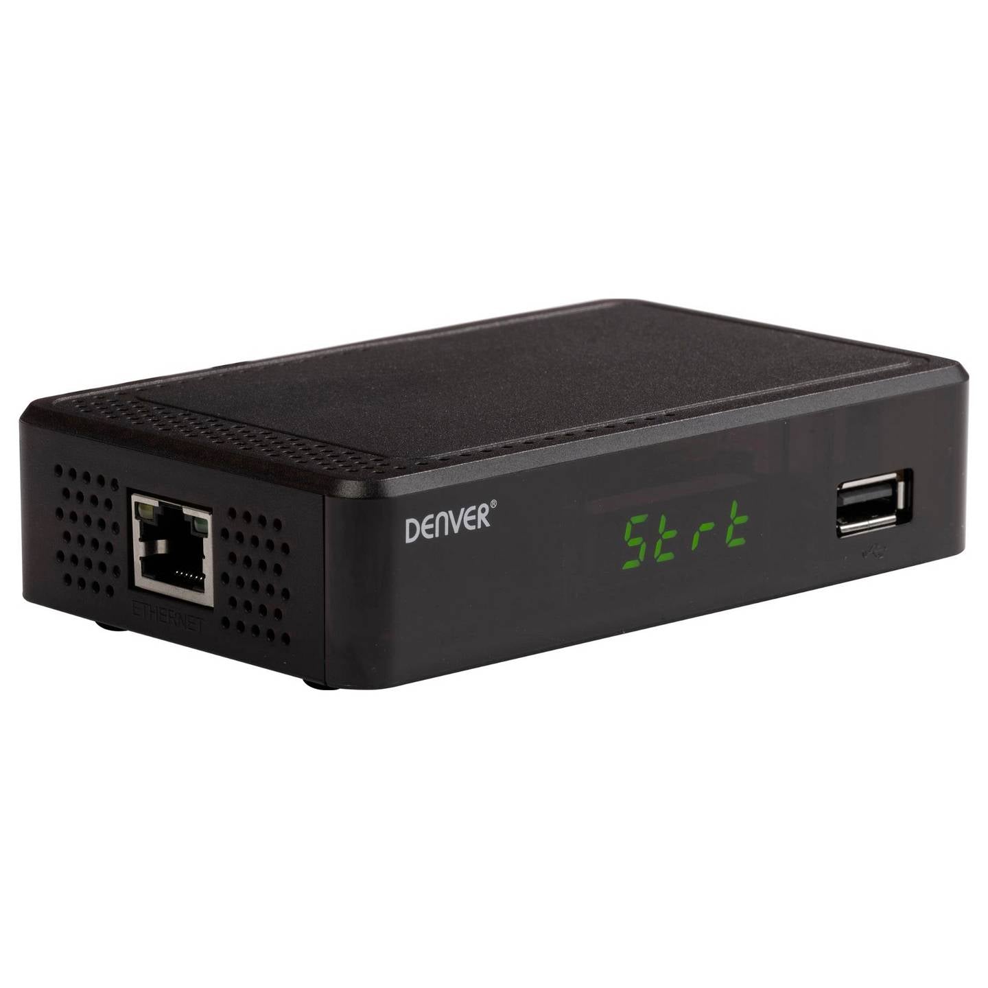 Denver DTB-148 DVB-T2 Receiver mit Aufnahmefunktion und Ethernet-Anschluss - 5706751075247