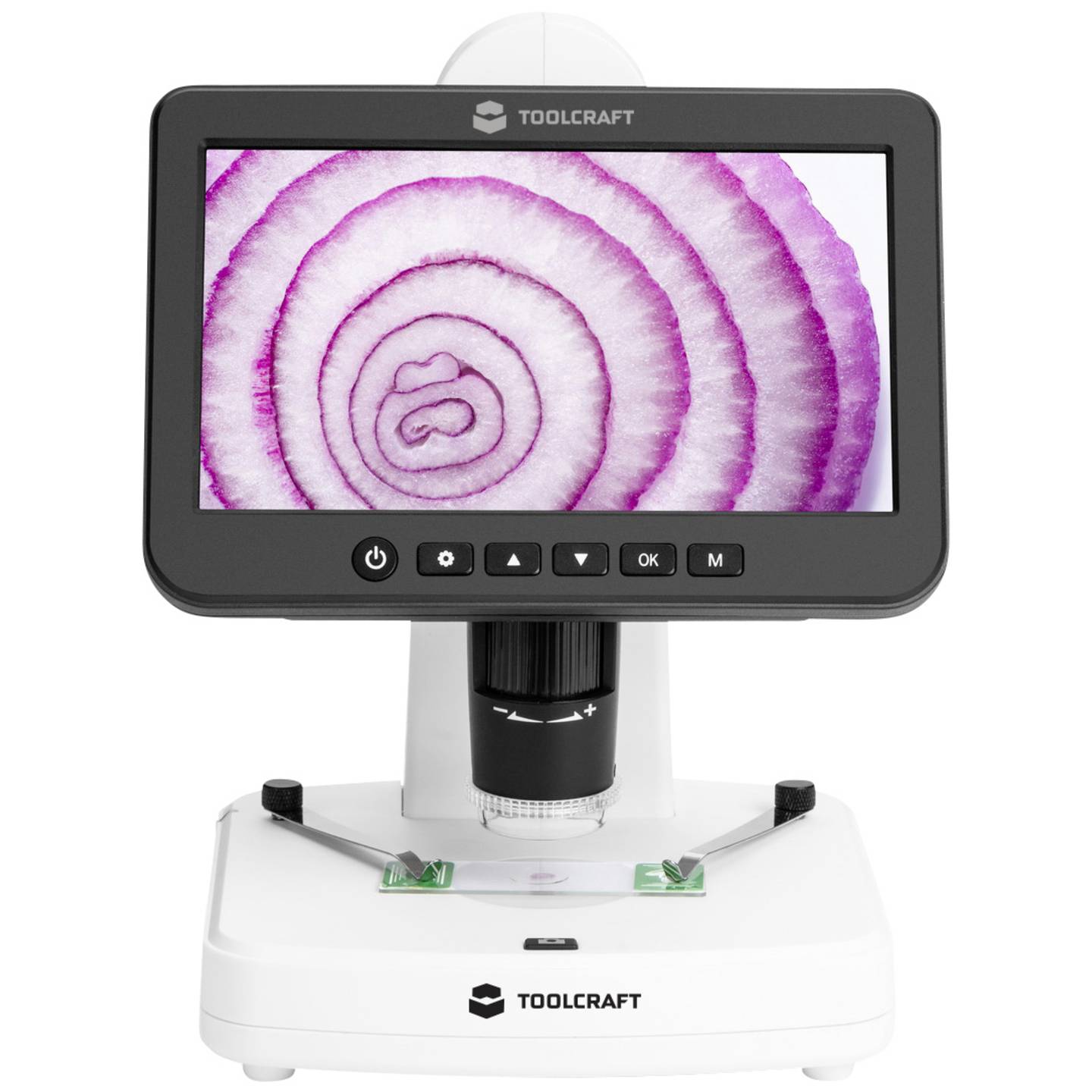 Toolcraft Digital-Mikroskop 300x Auflicht Durchlicht USB Mikroskop 1500x Zoom - 4064161323268