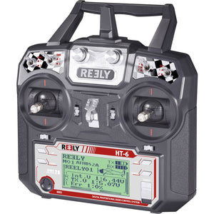 B-Ware Reely Hand-Fernsteuerung HT-6 2,4 GHz 6 Kanäle Empfänger Modellflugzeug