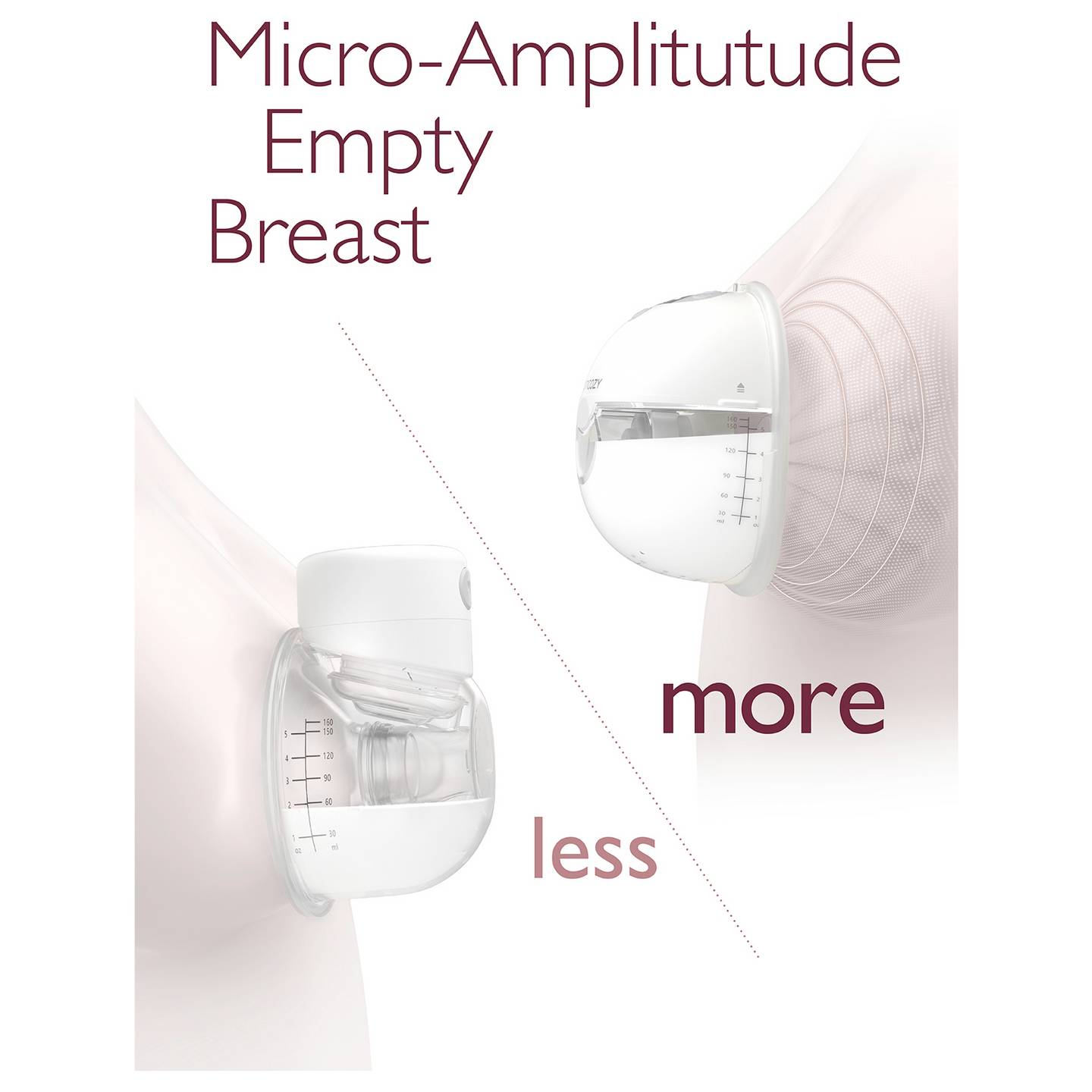 Momcozy Milchpumpe M5 Doppel Milchabgabe tragbar grau 3 Modi 9 Stufen - 0647168301428