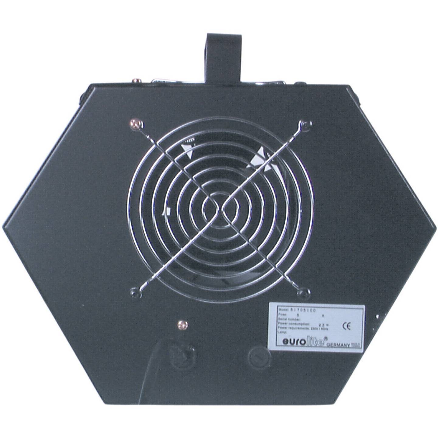 EUROLITE Seifenblasenmaschine schwarz 1 l Tankinhalt für Feste und Feiern - 4026397174588