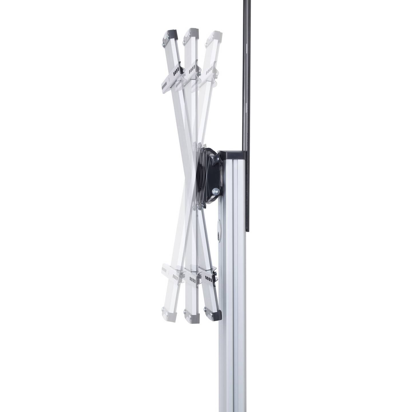SpeaKa Professional TV-Rollwagen Neigbar Höhenverstellbar für 37-70 Zoll - 4053199525638