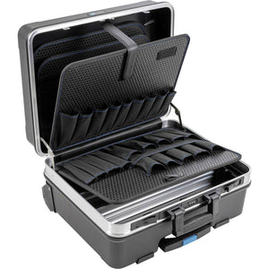 B-Ware B&W Werkzeugkoffer Werkzeugbox GO POCKETS SW Werkzeugset für Handwerkzeuge 78cm