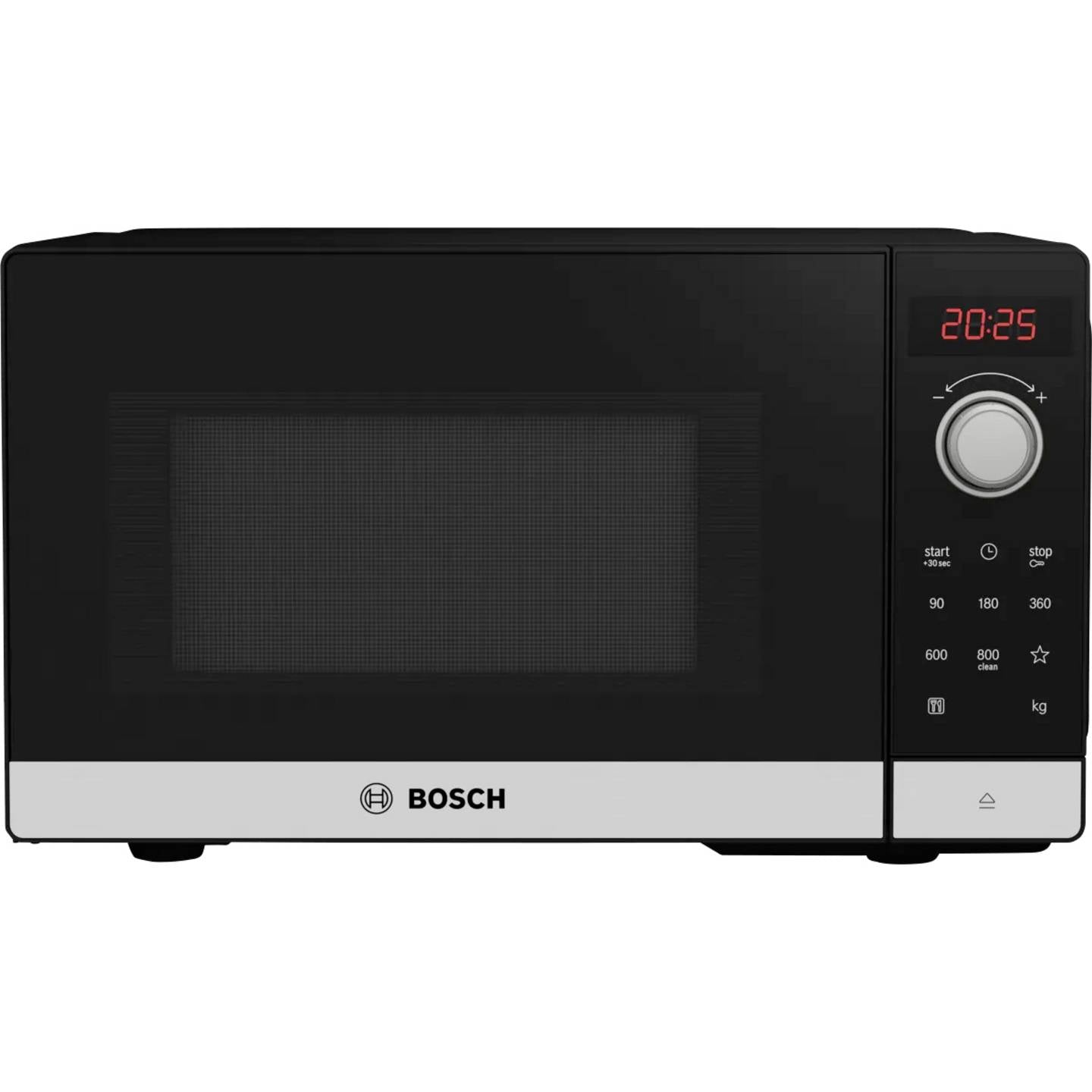 Bosch Mikrowelle Ofen FFL023MS2 20l 800W Schwarz Drehteller 27cm 442x260x345mm - 4242005296835