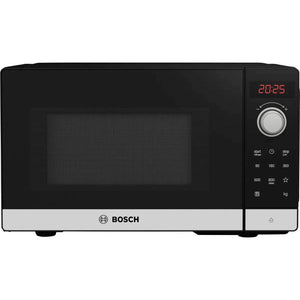 B-Ware Bosch Mikrowelle Ofen FFL023MS2 20l 800W Schwarz Drehteller 27cm 442x260x345mm