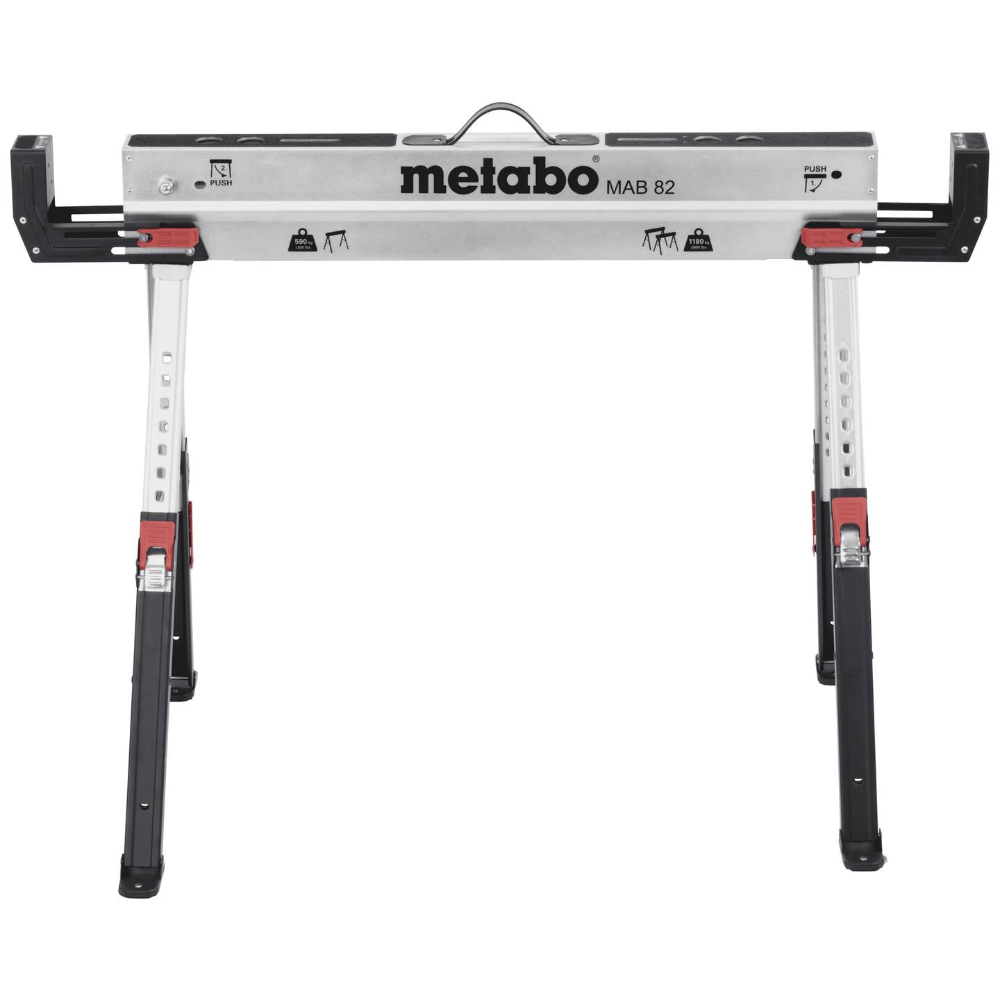 Metabo Arbeitsbock Stahlbock 590 kg Traglast 10,2 kg höhenverstellbar 615-820mm - 4061792253575