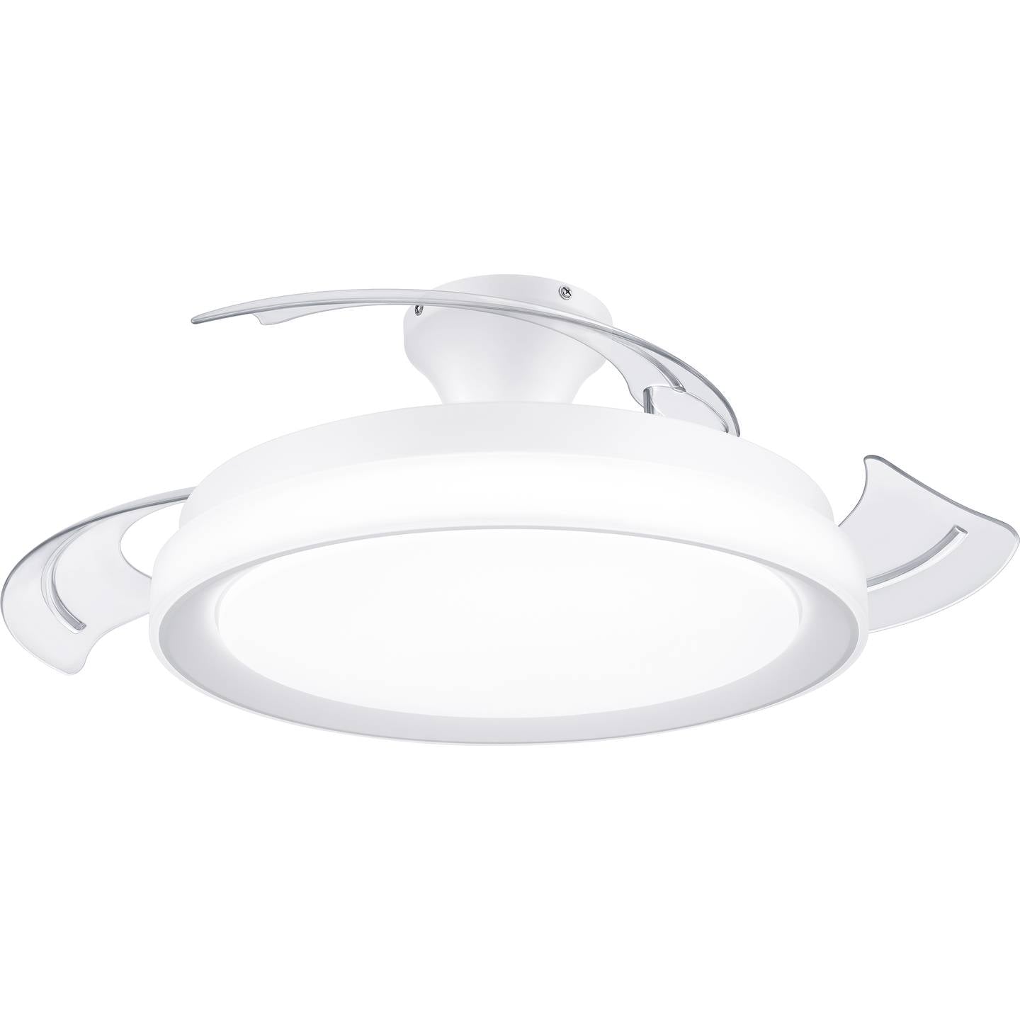Philips LED Deckenventilator 28W 35W Weiß Hängeleuchte Timer Ø510mm H418mm - 8720169279087