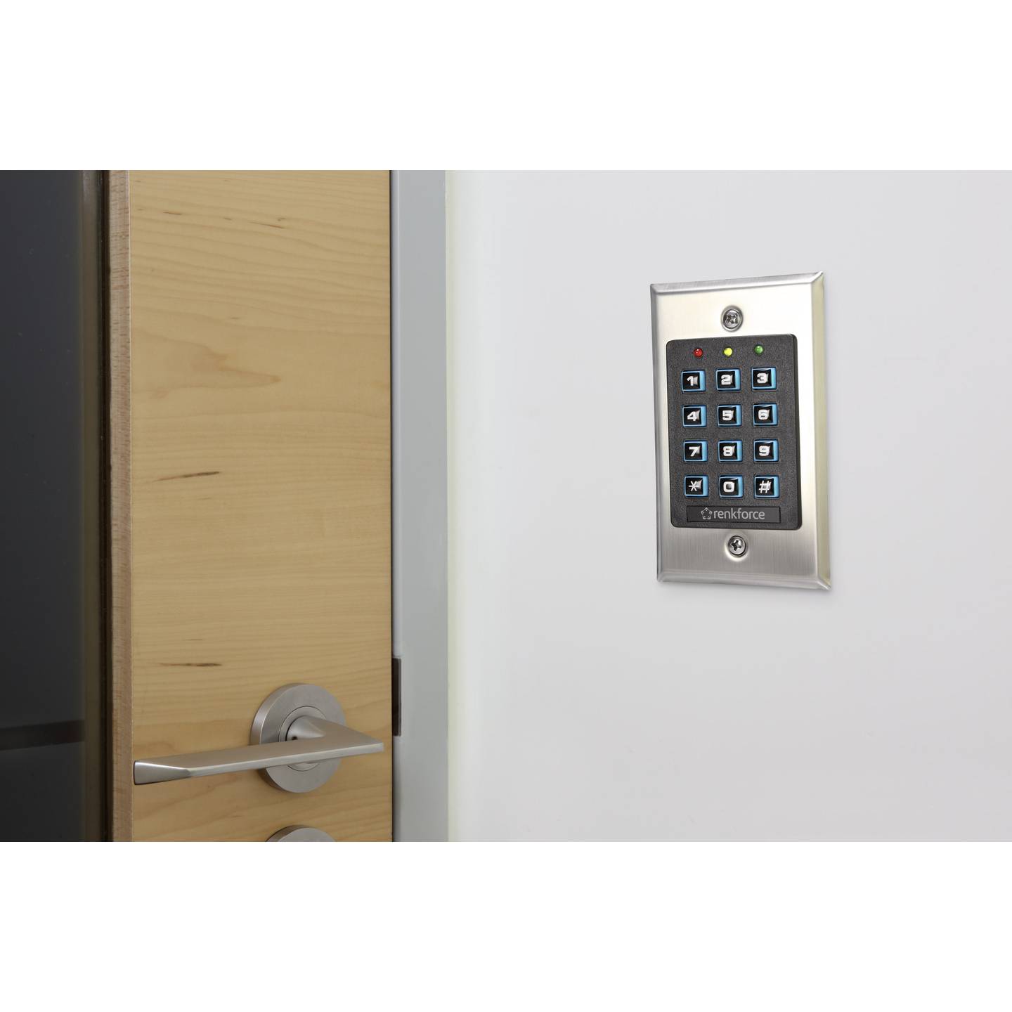 Renkforce Codeschloss Aufputz Zahlencode Zugangskontrolle mit Tastatur 72x117mm - 4016139311401