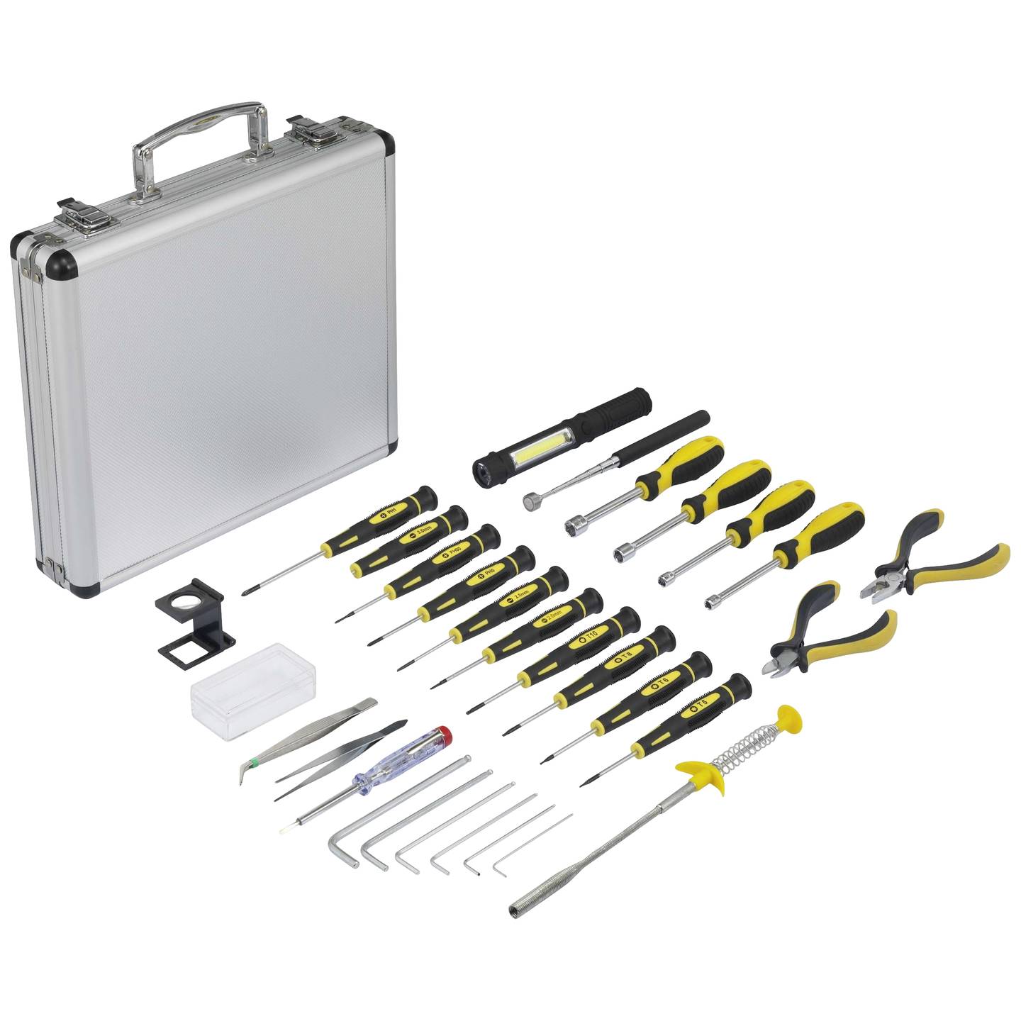 Basetech Heimwerker Techniker Elektriker Werkzeugset Koffer 30-tlg. Werkzeug Set - 4053199931675
