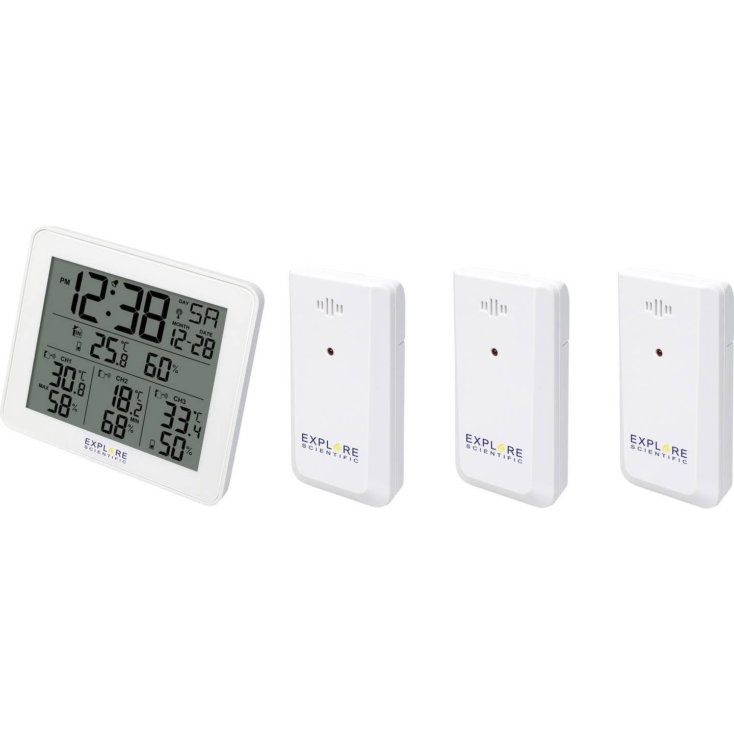 Explore Scientific Funk-Wetterstation WSH4003 Wetterstation 3 Sensoren digital - 4007922065793