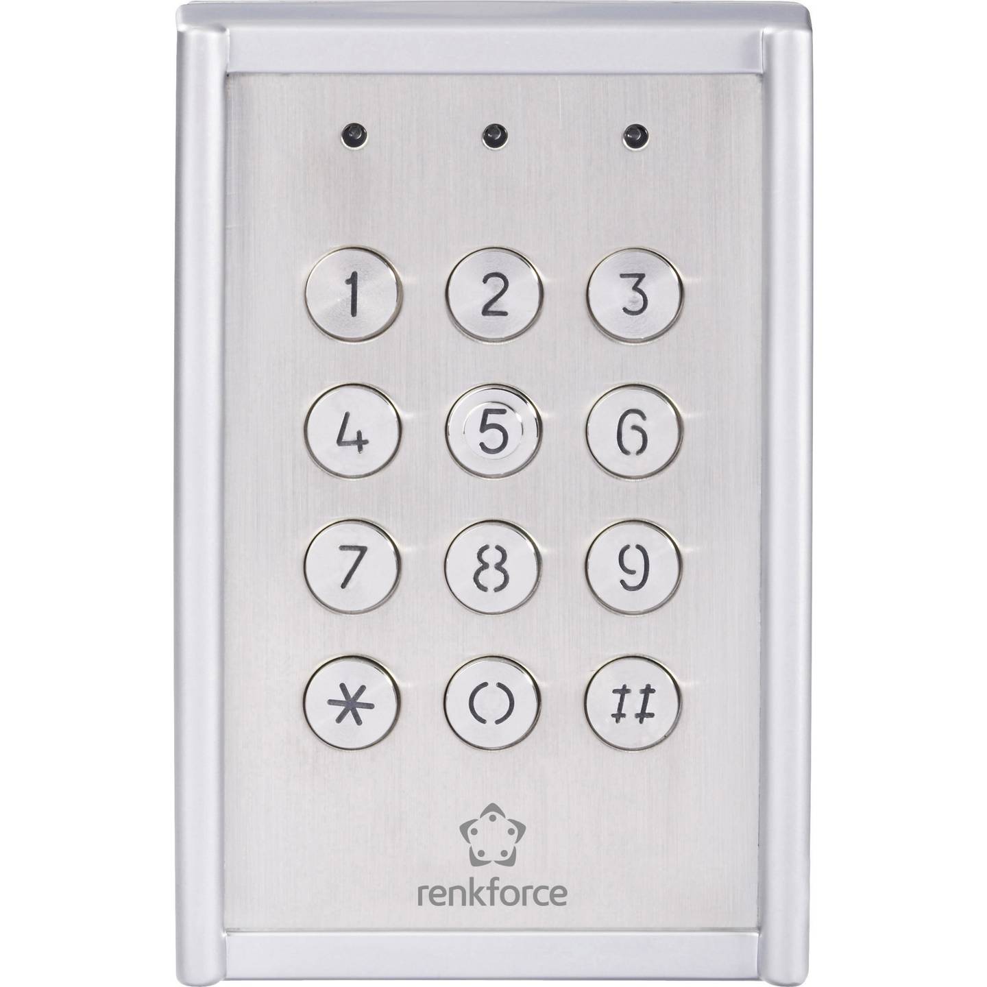 Renkforce 751624 Codeschloss Schloss Code Aufputz IP65 mit beleuchteter Tastatur - 4016138567144