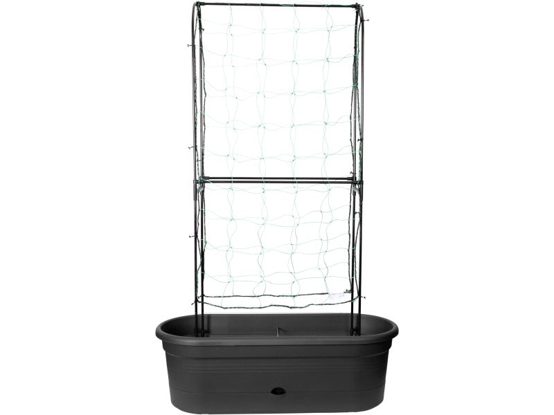 Elho Pflanzwand Veggie Wall Pflanzenwand Schwarz UV-beständig 26x80x31cm - 8711904350307