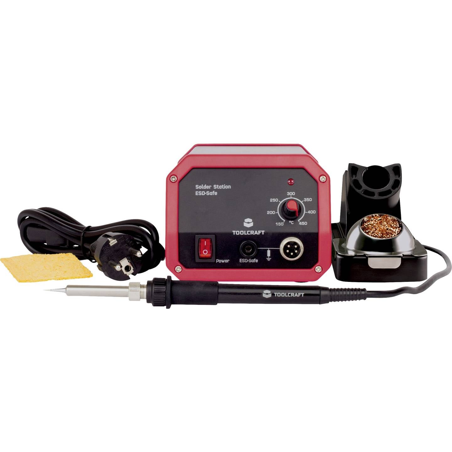 Toolcraft Lötstation Lötkolben analog 100W 150-450°C Handlöten inkl. Lötspitze - 4016139199061