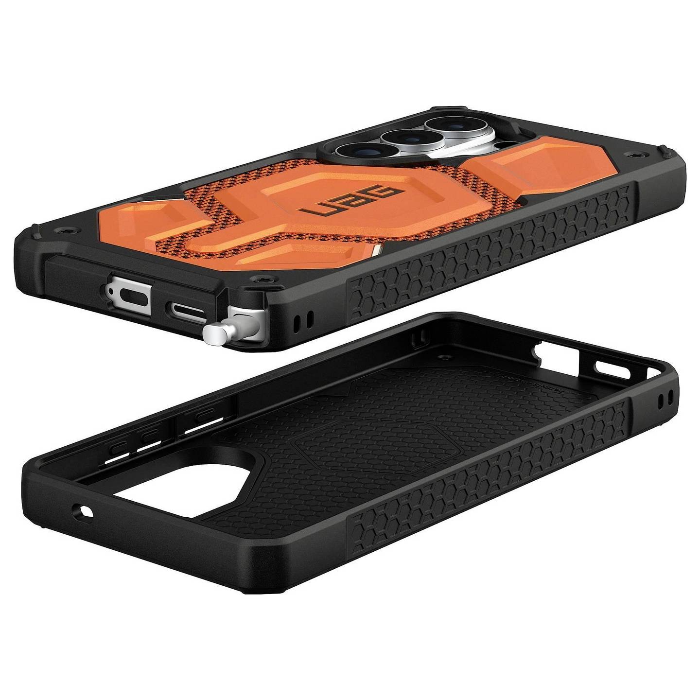 Urban Armor Gear Case Monarch Pro für Samsung Galaxy S26 Ultra Orange MagSafe - 0840283926945