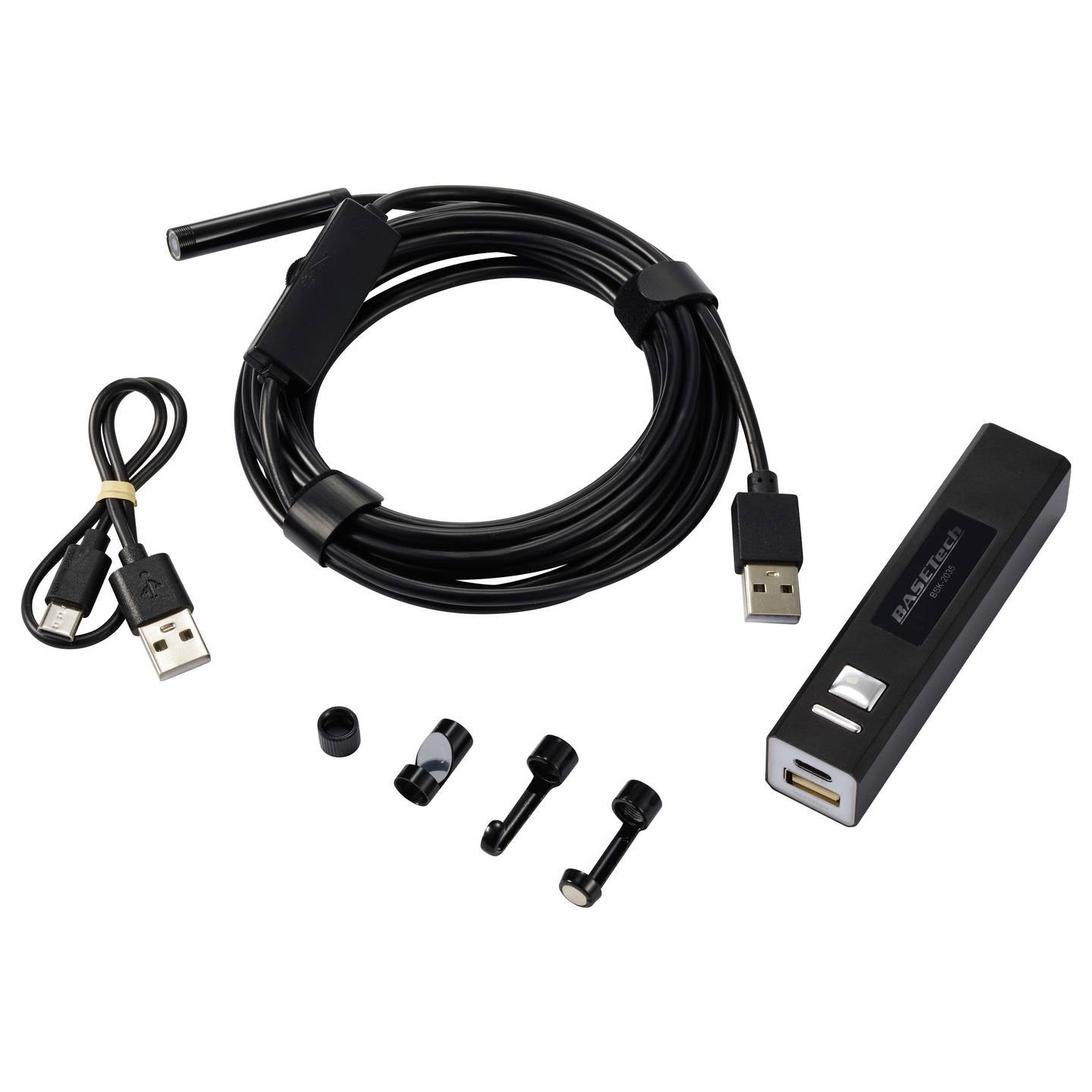 Basetech USB-Endoskop BSK-2100 Inspektionskamera 8mm 10m IP67 wasserdicht - 4053199958085