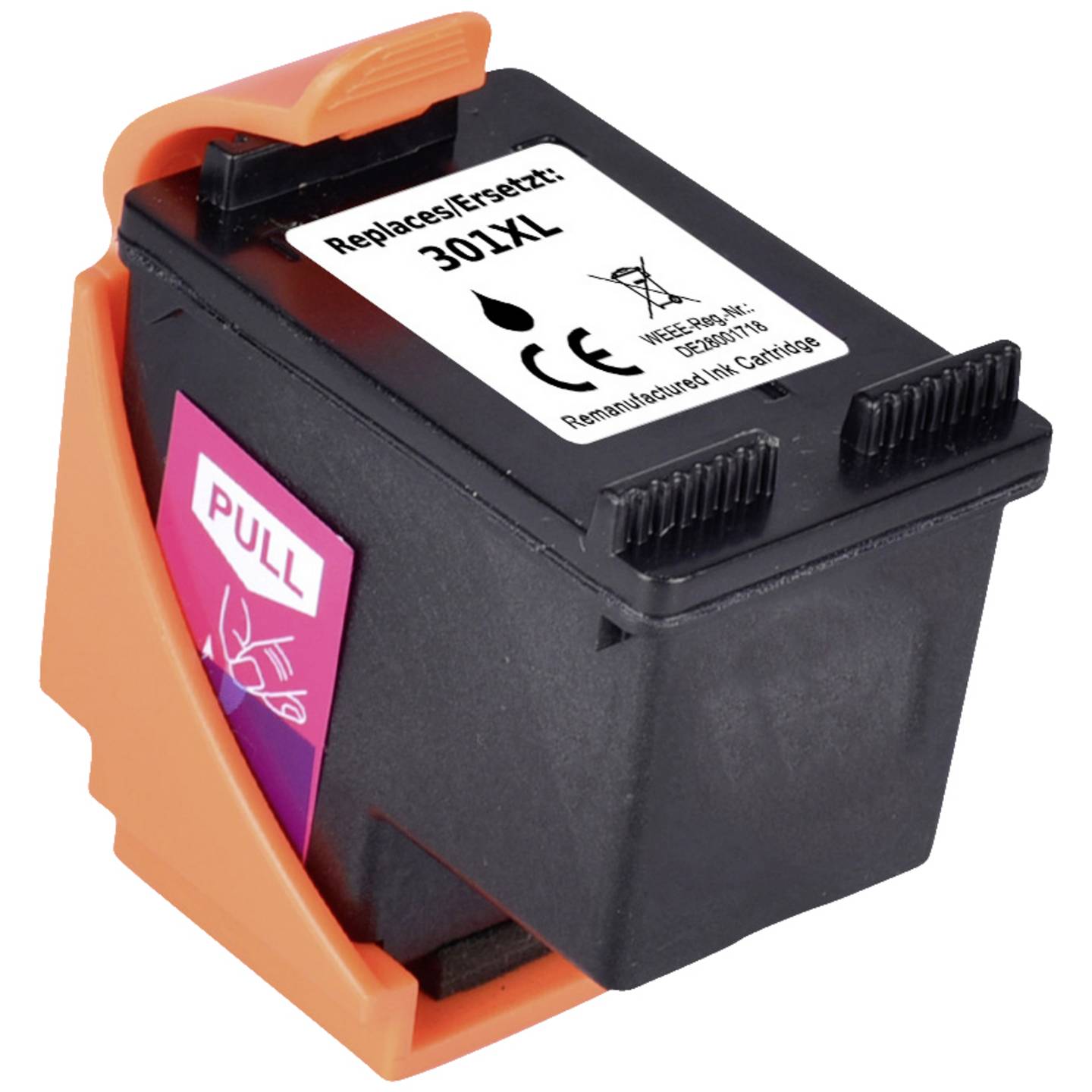 RENKFORCE TINTE HP 301 XL SCHW Schwarz Tintenpatrone Druckerpatrone Patrone - 4064161249728