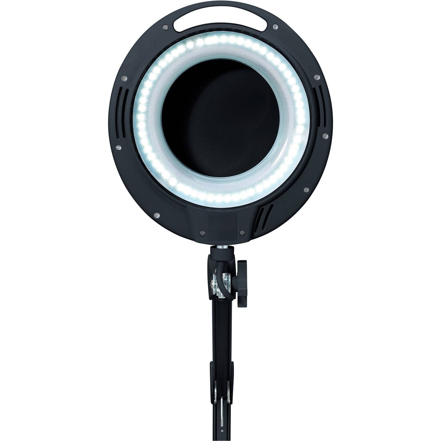 TOOLCRAFT LED-LUPENLEUCHTE 5 Zoll 1,75-fach Vergrößerung Tischklemme Schwarz - 4064161188621