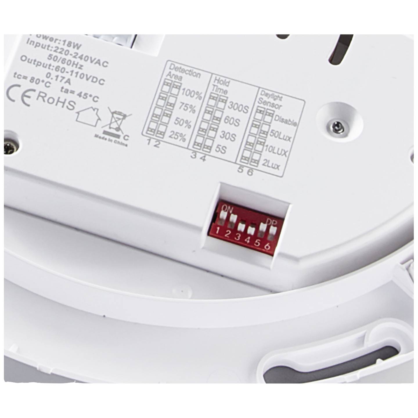 Heitronic Deckenleuchte Wandleuchte LED Lampe Leuchte dimmbar weiß Ø30cm - 4002940018011